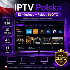 IPTV Polska 12 miesięcy Pakiet ZŁOTO